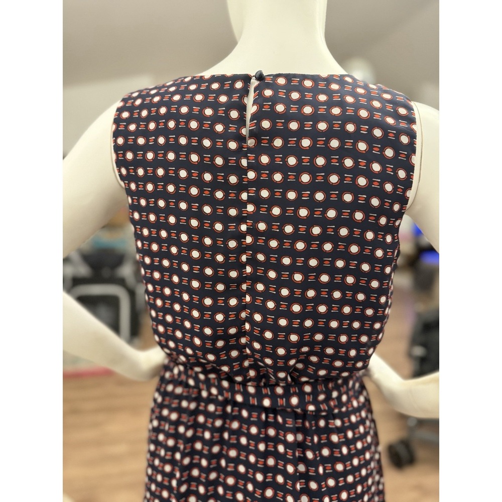 Apt 9 Midi Dress Petite Large Fit Flare‎ Flowy Career Office Sleeveless Chiffon - Picture 5 of 12